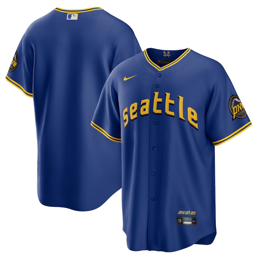 Seattle Mariners Nike Royal 2023 City Connect Replica Jersey - Mans Seattle Mariners Nike Royal 2023 City Connect Replica Jersey - Mans