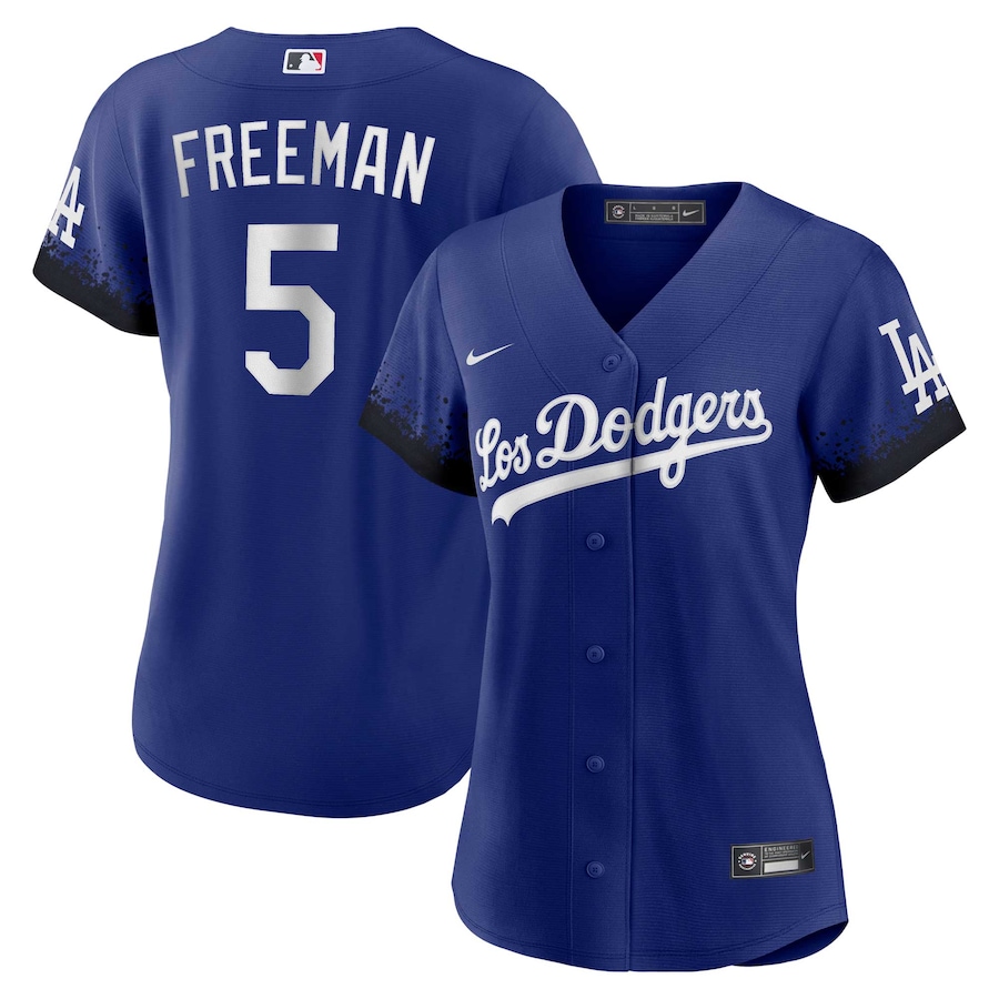 Los Angeles Dodgers Freddie Freeman Nike Royal City Connect Replica Player Jersey - Womans Los Angeles Dodgers Freddie Freeman Nike Royal City Connect Replica Player Jersey - Womans
