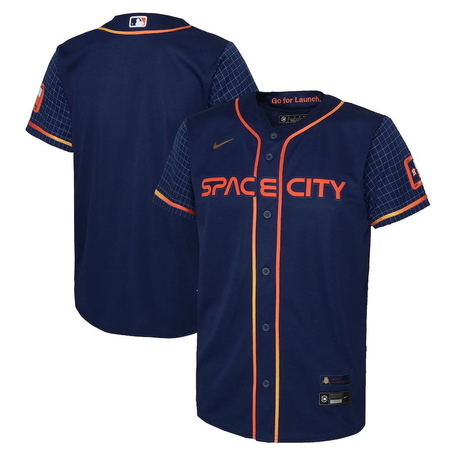 Houston Astros Nike Navy 2022 City Connect Replica Jersey - Youth Boys Houston Astros Nike Navy 2022 City Connect Replica Jersey - Youth Boys