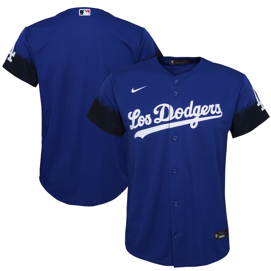 Los Angeles Dodgers Nike Royal City Connect Replica Jersey - Youth Boys Los Angeles Dodgers Nike Royal City Connect Replica Jersey - Youth Boys