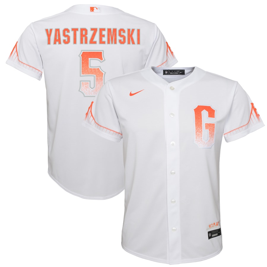San Francisco Giants Mike Yastrzemski Nike White City Connect Replica Player Jersey - Youth Boys