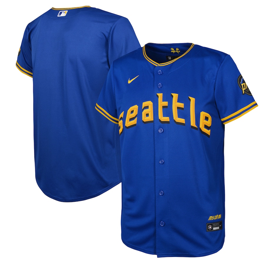 Seattle Mariners Nike Royal 2023 City Connect Replica Jersey - Youth Boys Seattle Mariners Nike Royal 2023 City Connect Replica Jersey - Youth Boys