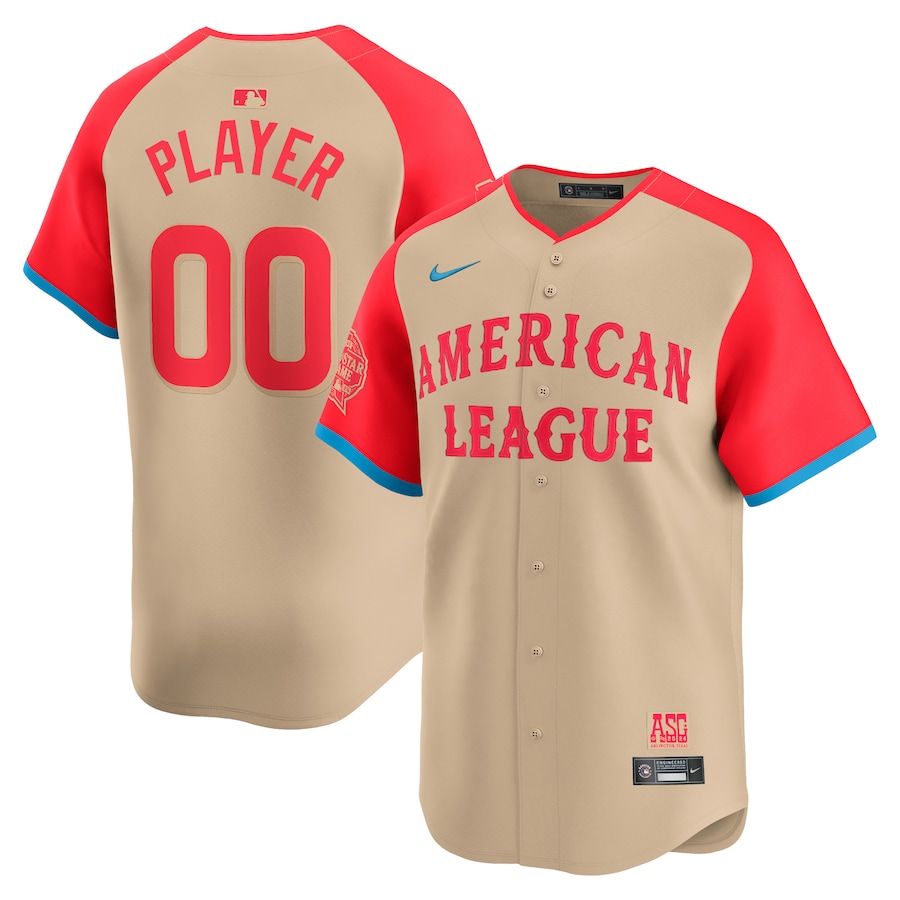 American League Nike 2024 MLB All-Star Game Limited Custom Jersey - Cream American League Nike 2024 MLB All-Star Game Limited Custom Jersey - Cream