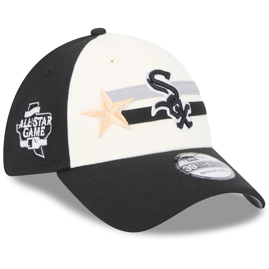 Chicago White Sox New Era 2024 MLB All-Star Game Workout 39THIRTY Flex Hat - Cream/Black Chicago White Sox New Era 2024 MLB All-Star Game Workout 39THIRTY Flex Hat - Cream/Black