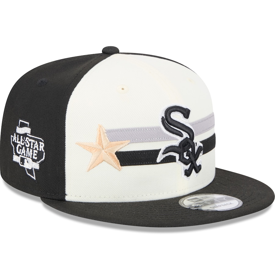 Chicago White Sox New Era 2024 MLB All-Star Game Workout 9FIFTY Snapback Hat - Cream/Black Chicago White Sox New Era 2024 MLB All-Star Game Workout 9FIFTY Snapback Hat - Cream/Black