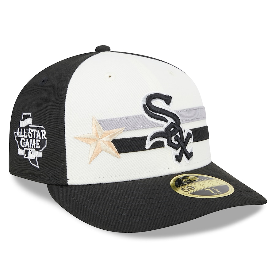 Chicago White Sox New Era 2024 MLB All-Star Game Workout Low Profile 59FIFTY Fitted Hat - Cream/Black Chicago White Sox New Era 2024 MLB All-Star Game Workout Low Profile 59FIFTY Fitted Hat - Cream/Black