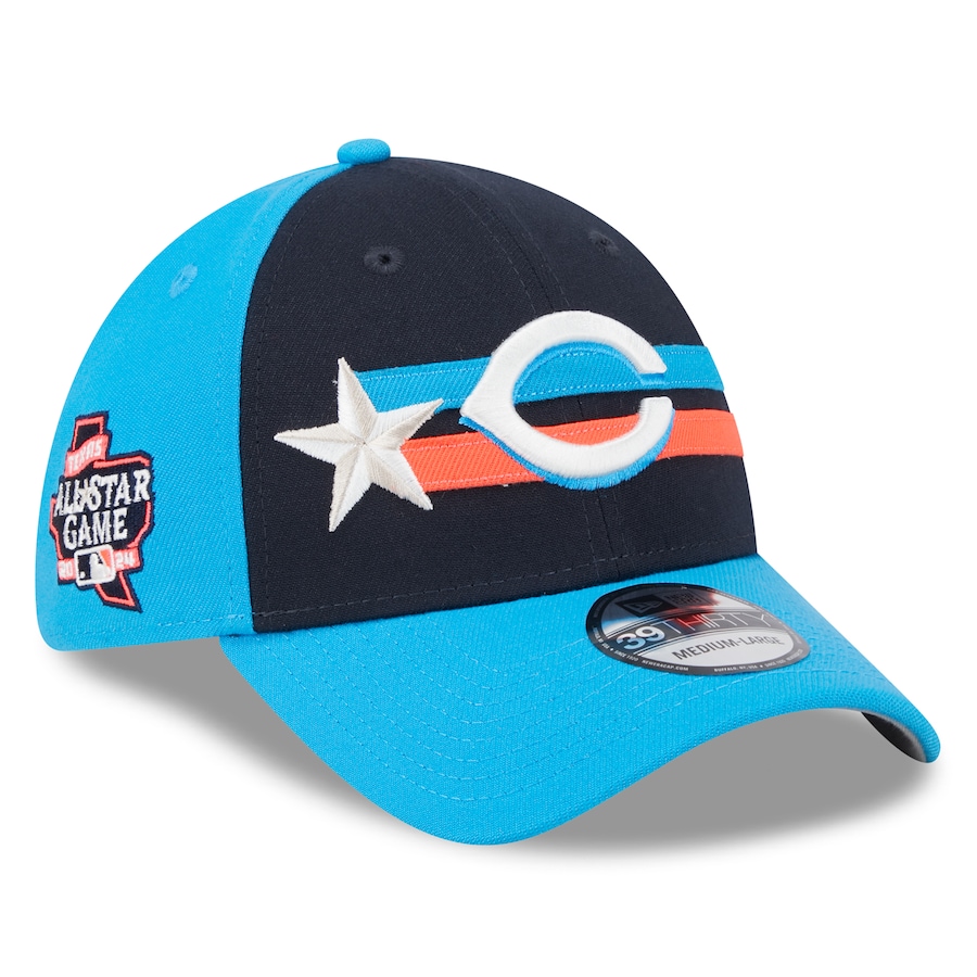 Cincinnati Reds New Era 2024 MLB All-Star Game 39THIRTY Flex Hat - Navy