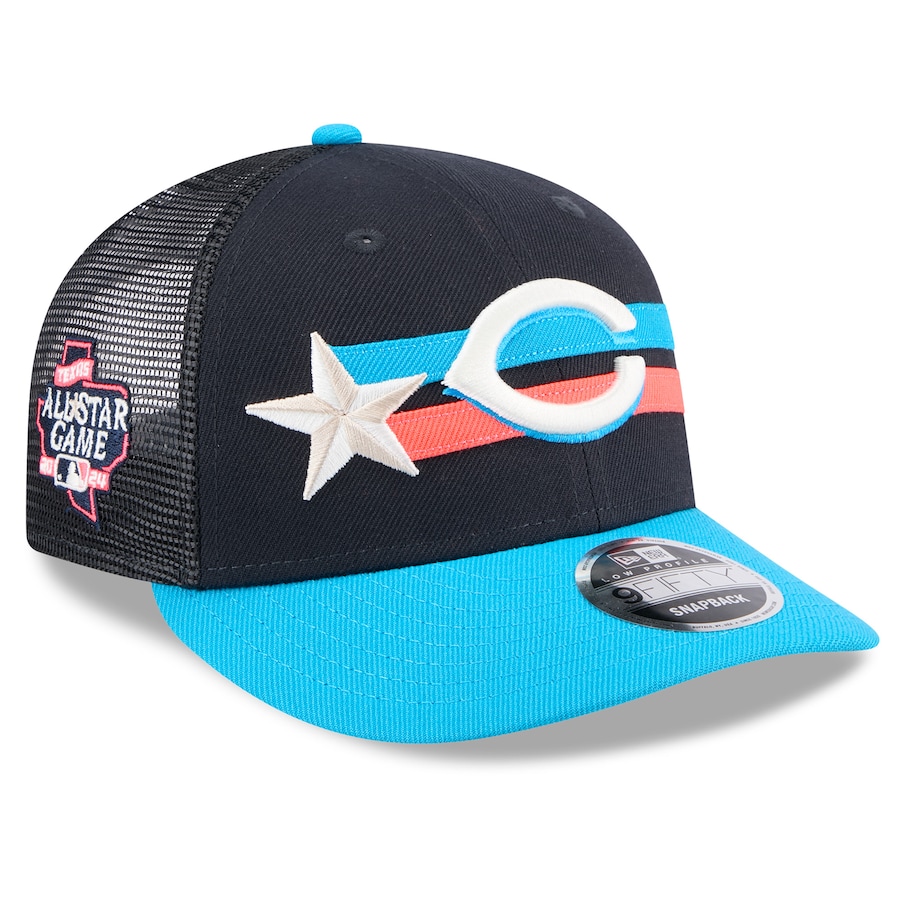 Cincinnati Reds New Era 2024 MLB All-Star Game Meshback Low Profile 9FIFTY Snapback Hat - Navy