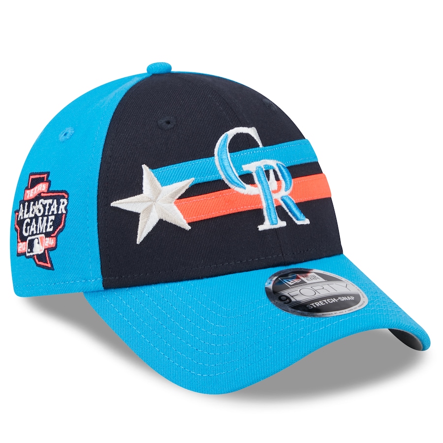 Colorado Rockies New Era 2024 MLB All-Star Game 9FORTY Adjustable Hat - Navy Colorado Rockies New Era 2024 MLB All-Star Game 9FORTY Adjustable Hat - Navy