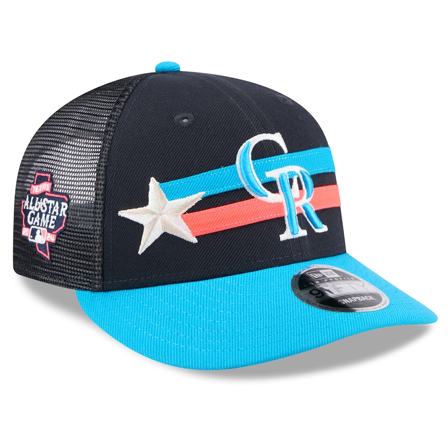 Colorado Rockies New Era 2024 MLB All-Star Game Meshback Low Profile 9FIFTY Snapback Hat - Navy Colorado Rockies New Era 2024 MLB All-Star Game Meshback Low Profile 9FIFTY Snapback Hat - Navy
