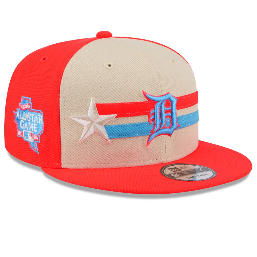 Detroit Tigers New Era 2024 MLB All-Star Game 9FIFTY Snapback Hat - Cream