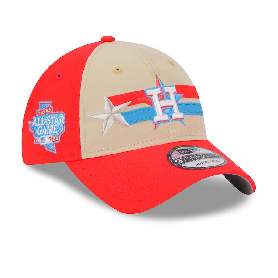 Houston Astros New Era 2024 MLB All-Star Game 9TWENTY Adjustable Hat - Cream