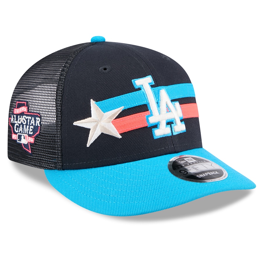 Los Angeles Dodgers New Era 2024 MLB All-Star Game Meshback Low Profile 9FIFTY Snapback Hat - Navy