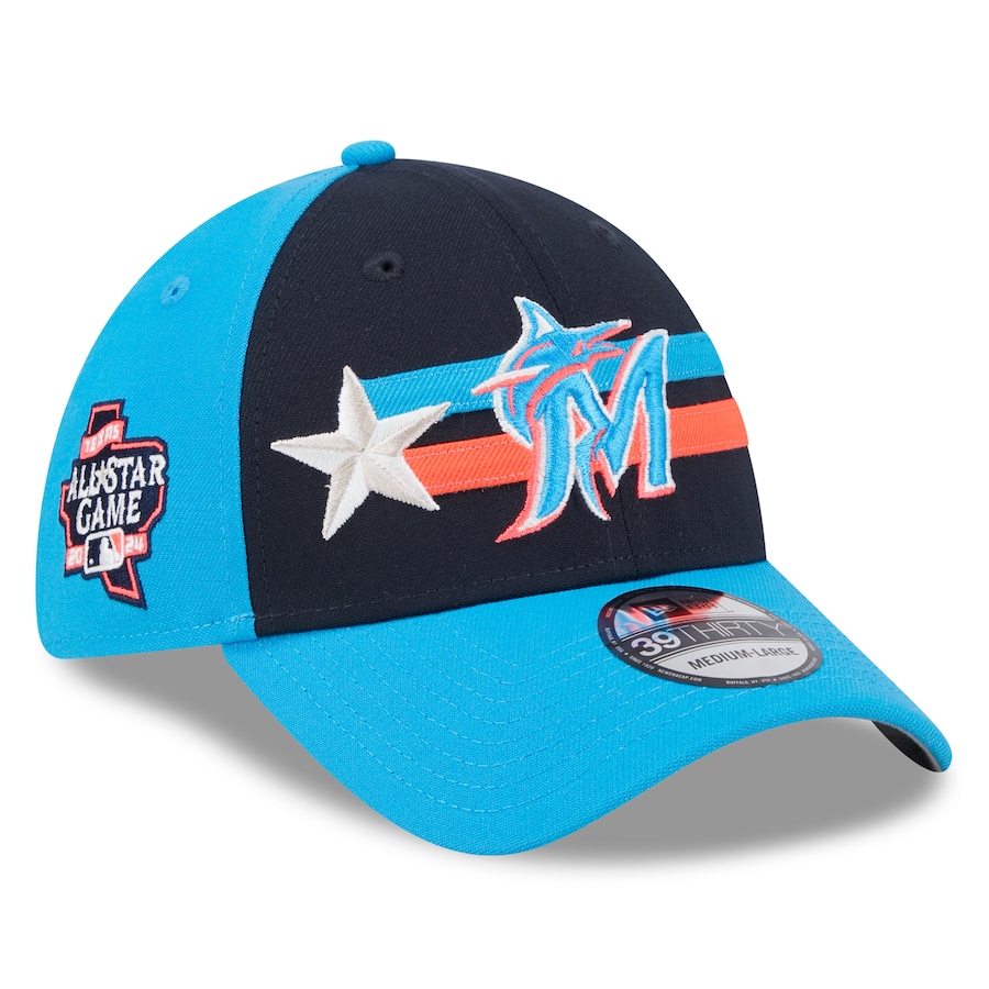 Miami Marlins New Era 2024 MLB All-Star Game 39THIRTY Flex Hat - Navy Miami Marlins New Era 2024 MLB All-Star Game 39THIRTY Flex Hat - Navy