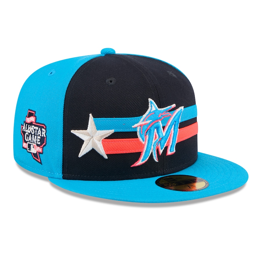 Miami Marlins New Era 2024 MLB All-Star Game 59FIFTY Fitted Hat - Navy
