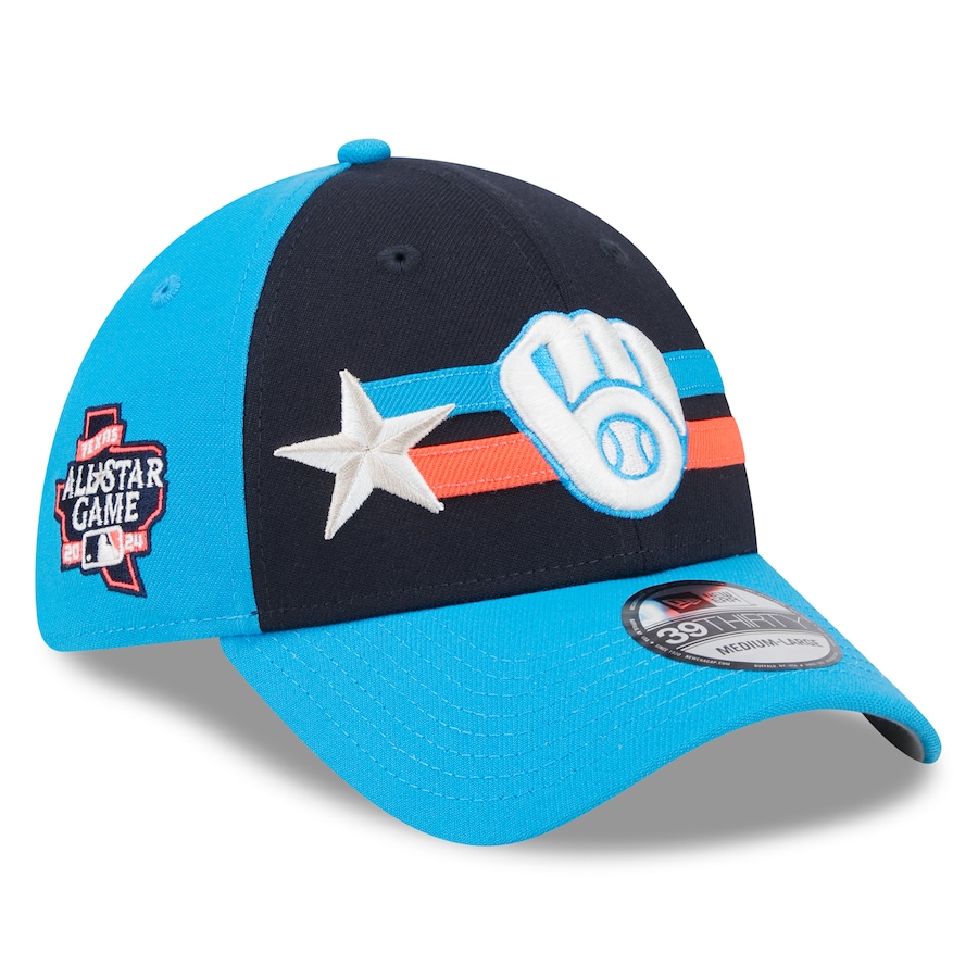 Milwaukee Brewers New Era 2024 MLB All-Star Game 39THIRTY Flex Hat - Navy Milwaukee Brewers New Era 2024 MLB All-Star Game 39THIRTY Flex Hat - Navy