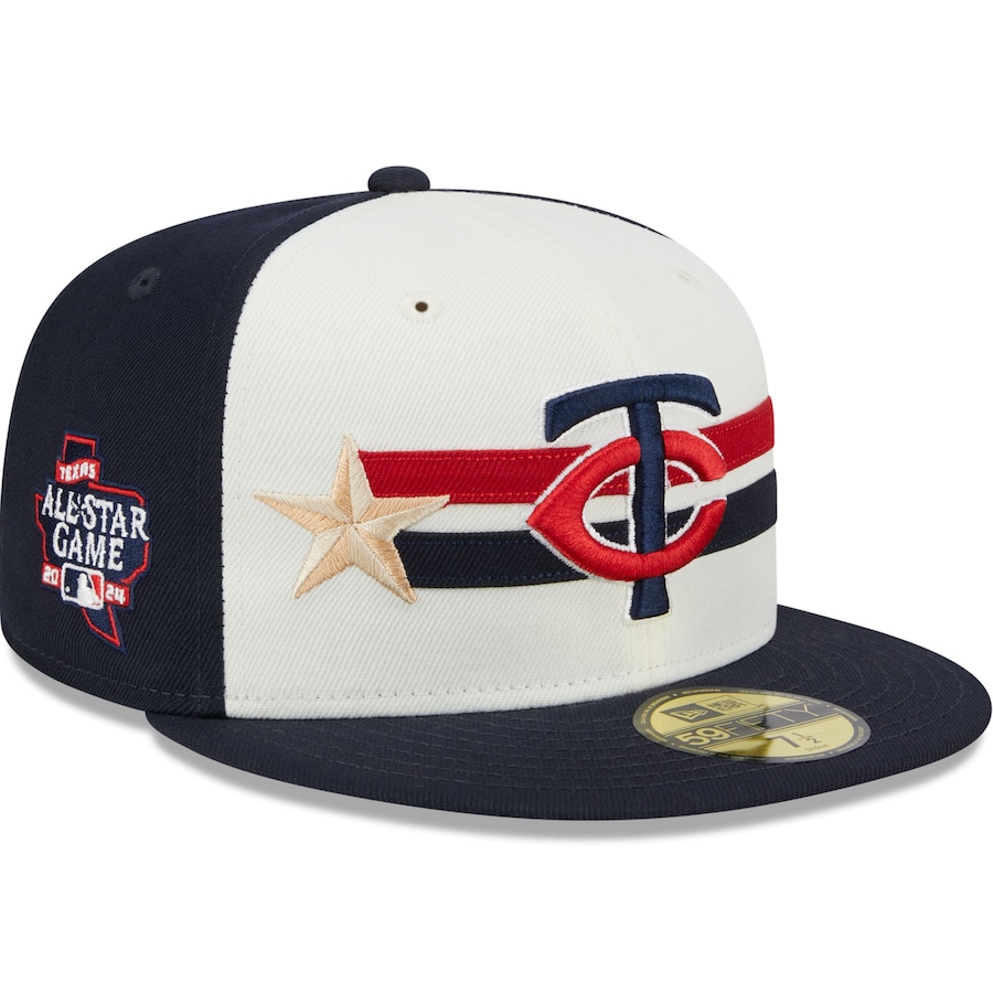 Minnesota Twins New Era 2024 MLB All-Star Game Workout 59FIFTY Fitted Hat - Cream/Navy Minnesota Twins New Era 2024 MLB All-Star Game Workout 59FIFTY Fitted Hat - Cream/Navy