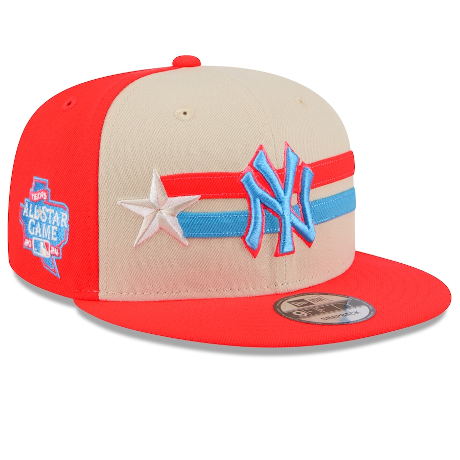 New York Yankees New Era 2024 MLB All-Star Game 9FIFTY Snapback Hat - Cream