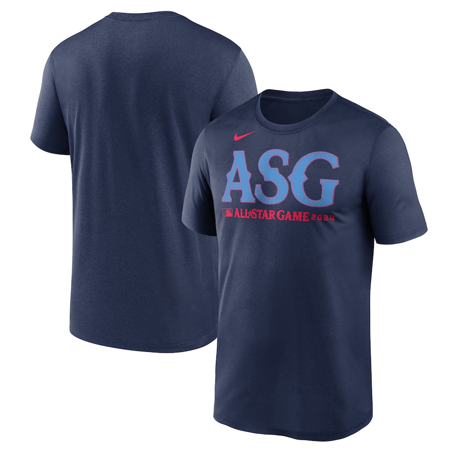 Nike 2024 MLB All-Star Game Authentic Collection Legend T-Shirt - Navy Nike 2024 MLB All-Star Game Authentic Collection Legend T-Shirt - Navy