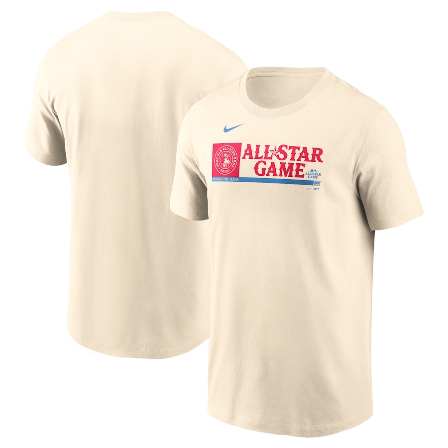 Nike 2024 MLB All-Star Game Flag T-Shirt - Cream Nike 2024 MLB All-Star Game Flag T-Shirt - Cream