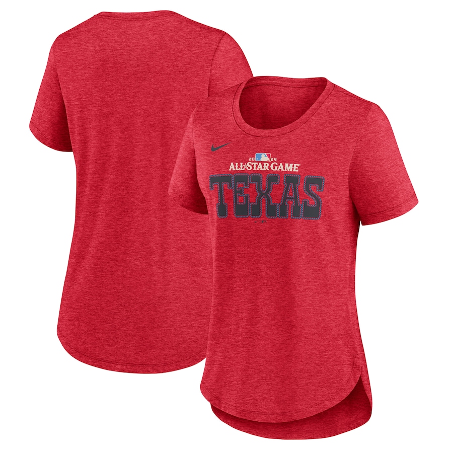 Nike Women's 2024 MLB All-Star Game Tri-Blend T-Shirt - Heather Red