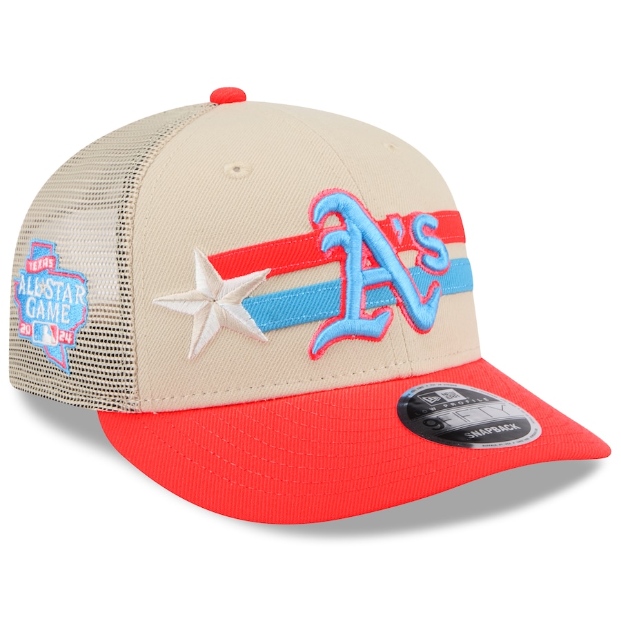Los Angeles Dodgers New Era 2024 MLB All-Star Game Workout 59FIFTY Fitted Hat - Cream/Royal
