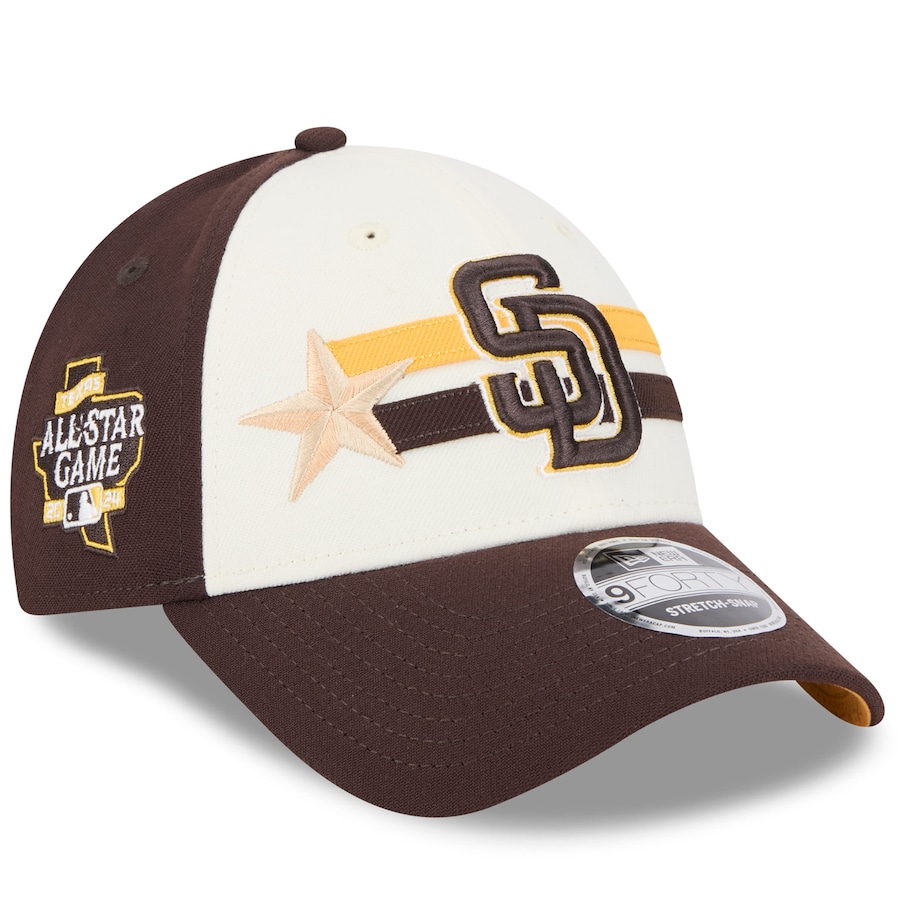 San Diego Padres New Era 2024 MLB All-Star Game 9FORTY Adjustable Hat - Cream/Brown San Diego Padres New Era 2024 MLB All-Star Game 9FORTY Adjustable Hat - Cream/Brown
