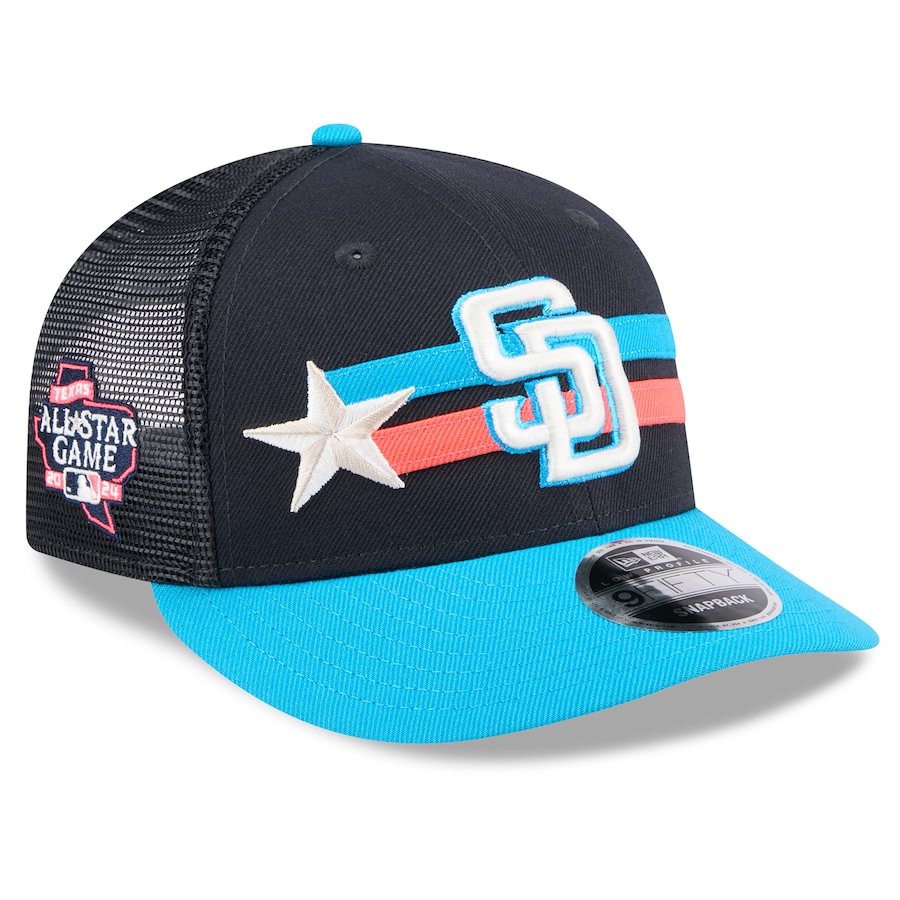 San Diego Padres New Era 2024 MLB All-Star Game Meshback Low Profile 9FIFTY Snapback Hat - Navy San Diego Padres New Era 2024 MLB All-Star Game Meshback Low Profile 9FIFTY Snapback Hat - Navy