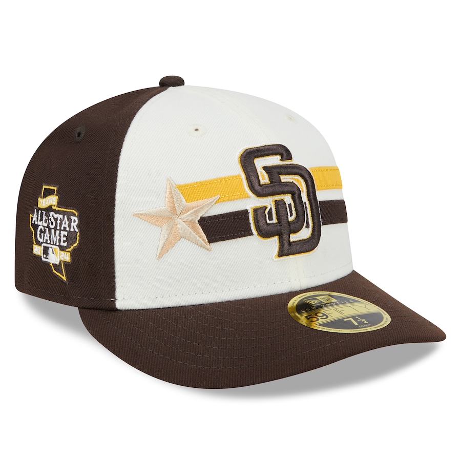 San Diego Padres New Era 2024 MLB All-Star Game Workout Low Profile 59FIFTY Fitted Hat - Cream/Brown San Diego Padres New Era 2024 MLB All-Star Game Workout Low Profile 59FIFTY Fitted Hat - Cream/Brown