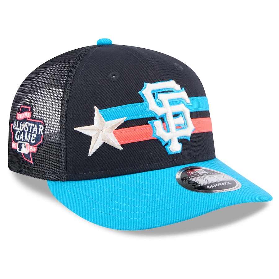 San Francisco Giants New Era 2024 MLB All-Star Game Meshback Low Profile 9FIFTY Snapback Hat - Navy San Francisco Giants New Era 2024 MLB All-Star Game Meshback Low Profile 9FIFTY Snapback Hat - Navy