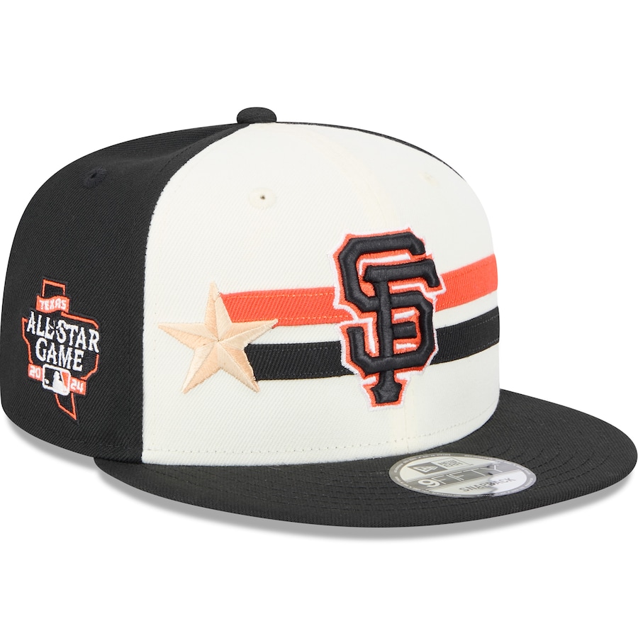 San Francisco Giants New Era 2024 MLB All-Star Game Workout 9FIFTY Snapback Hat - Cream/Black San Francisco Giants New Era 2024 MLB All-Star Game Workout 9FIFTY Snapback Hat - Cream/Black