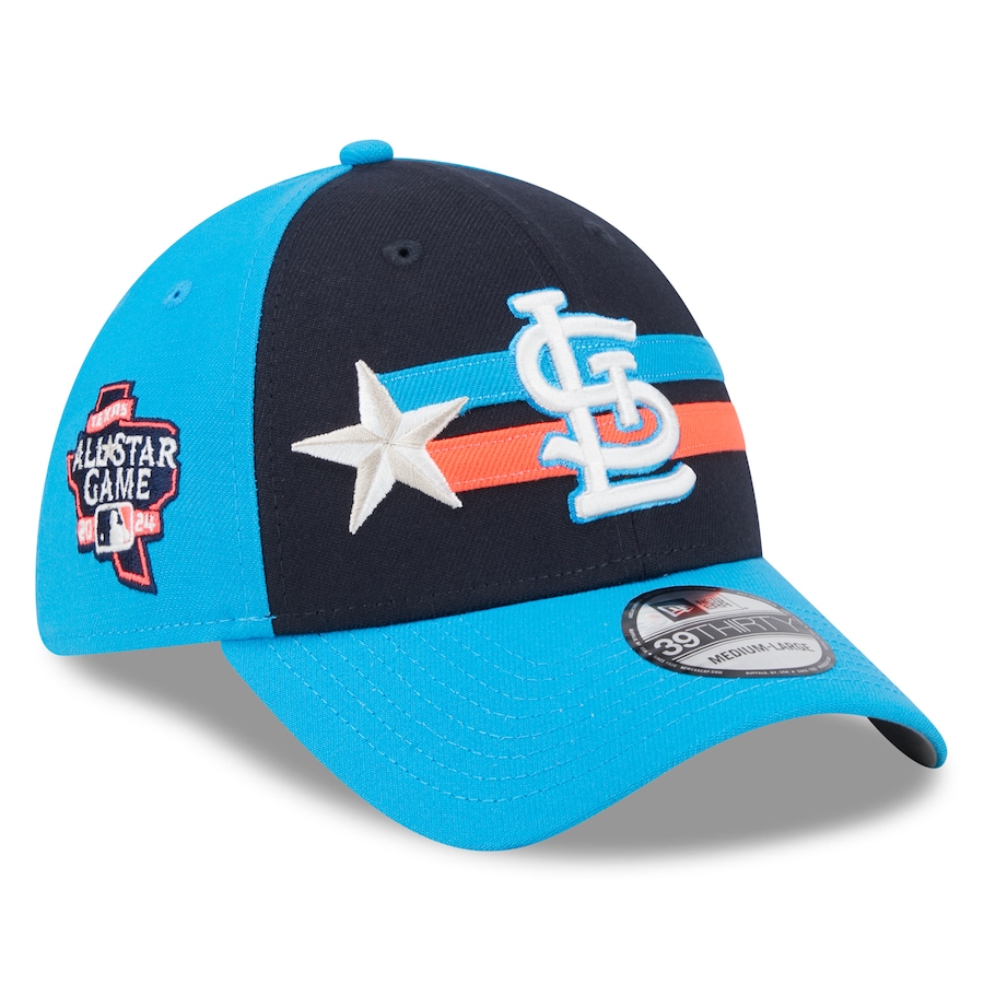 St. Louis Cardinals New Era 2024 MLB All-Star Game 39THIRTY Flex Hat - Navy