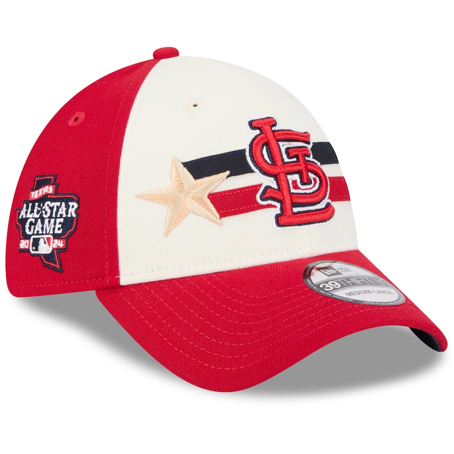 St. Louis Cardinals New Era 2024 MLB All-Star Game Workout 39THIRTY Flex Hat - Cream/Red St. Louis Cardinals New Era 2024 MLB All-Star Game Workout 39THIRTY Flex Hat - Cream/Red