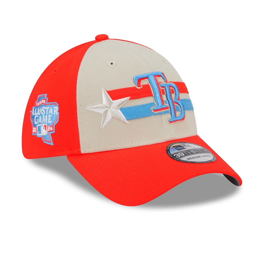 Tampa Bay Rays New Era 2024 MLB All-Star Game 39THIRTY Flex Hat - Cream Tampa Bay Rays New Era 2024 MLB All-Star Game 39THIRTY Flex Hat - Cream