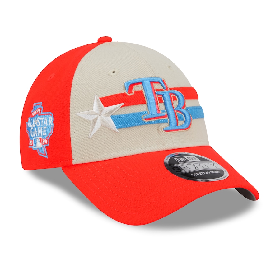 Tampa Bay Rays New Era 2024 MLB All-Star Game 9FORTY Adjustable Hat - Cream Tampa Bay Rays New Era 2024 MLB All-Star Game 9FORTY Adjustable Hat - Cream