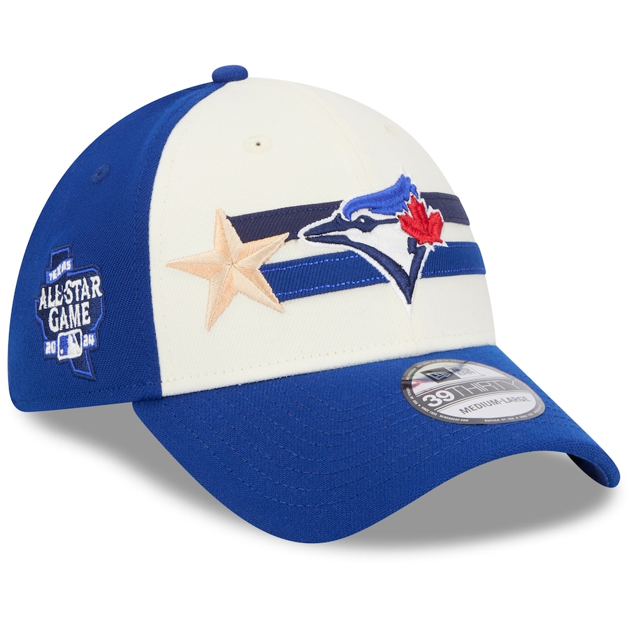 Toronto Blue Jays New Era 2024 MLB All-Star Game Workout 39THIRTY Flex Hat - Cream/Royal Toronto Blue Jays New Era 2024 MLB All-Star Game Workout 39THIRTY Flex Hat - Cream/Royal