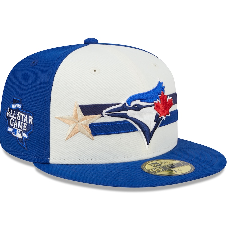 Toronto Blue Jays New Era 2024 MLB All-Star Game Workout 59FIFTY Fitted Hat - Cream/Royal Toronto Blue Jays New Era 2024 MLB All-Star Game Workout 59FIFTY Fitted Hat - Cream/Royal