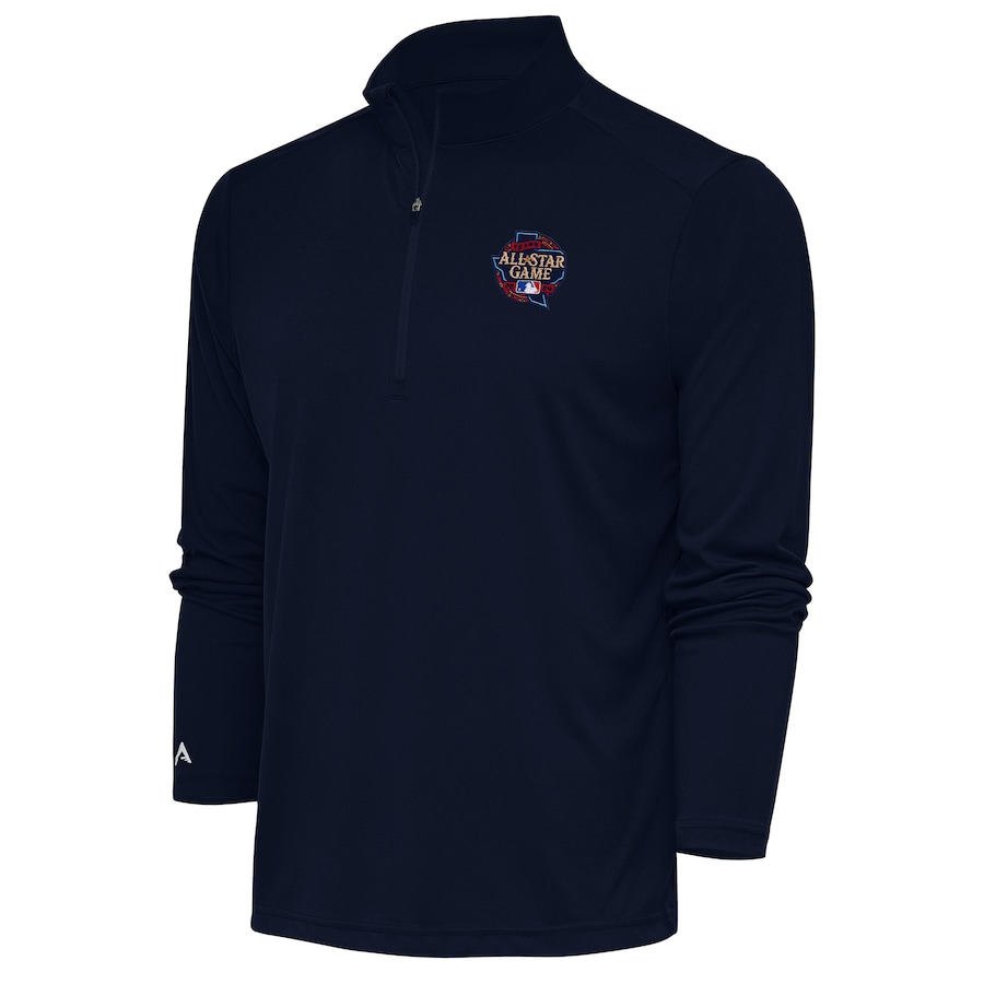 Antigua 2024 MLB All-Star Game Tribute Quarter-Zip Pullover Top - Navy