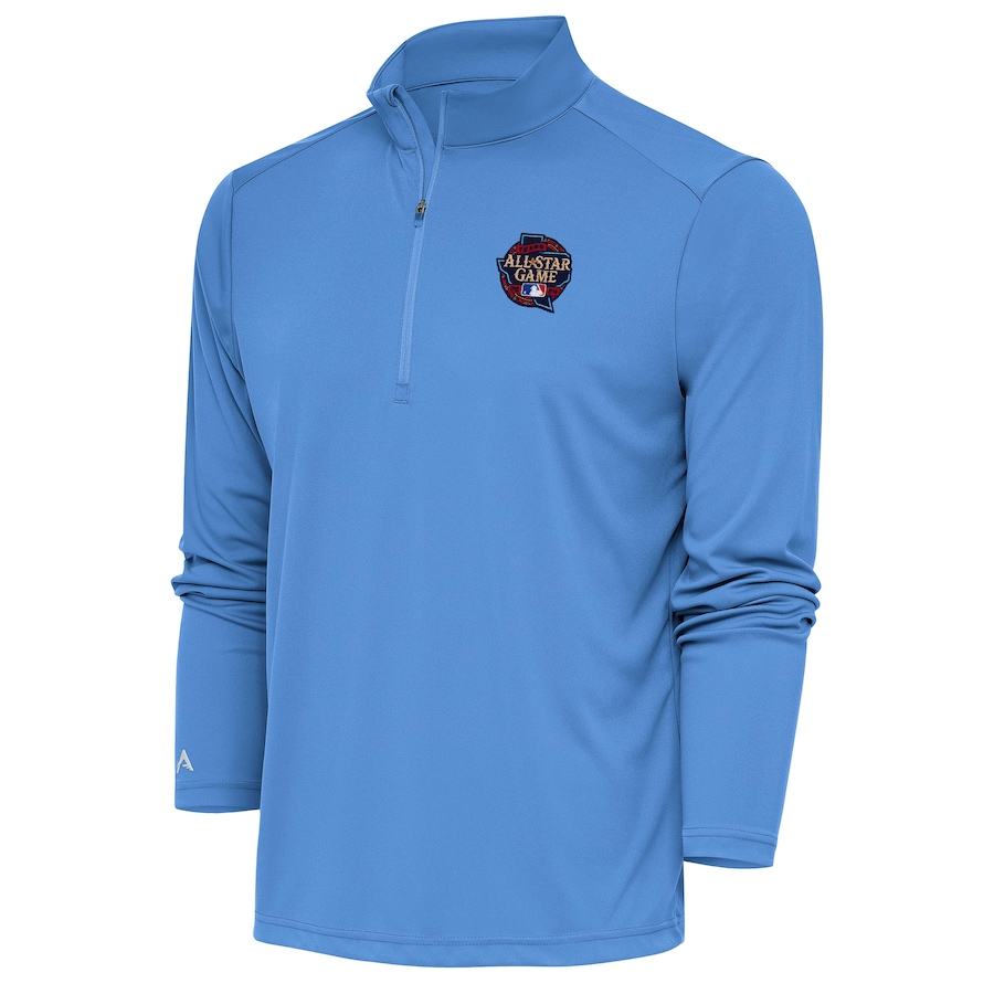 Antigua 2024 MLB All-Star Game Tribute Quarter-Zip Pullover Top - Powder Blue