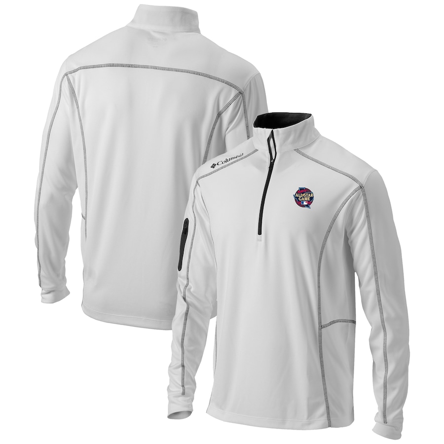 Columbia 2024 MLB All-Star Game Omni-Wick Shotgun Quarter-Zip Pullover Top - White