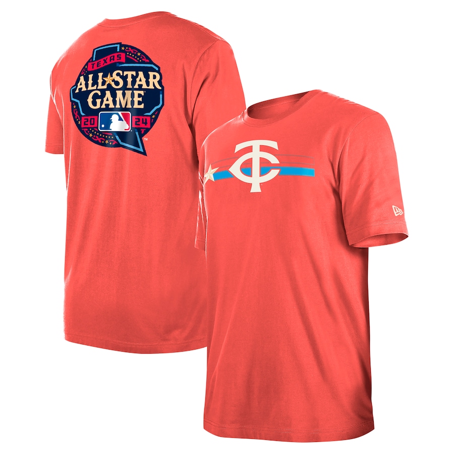 Minnesota Twins New Era 2024 MLB All-Star Game Hat Hookup T-Shirt - Red Minnesota Twins New Era 2024 MLB All-Star Game Hat Hookup T-Shirt - Red