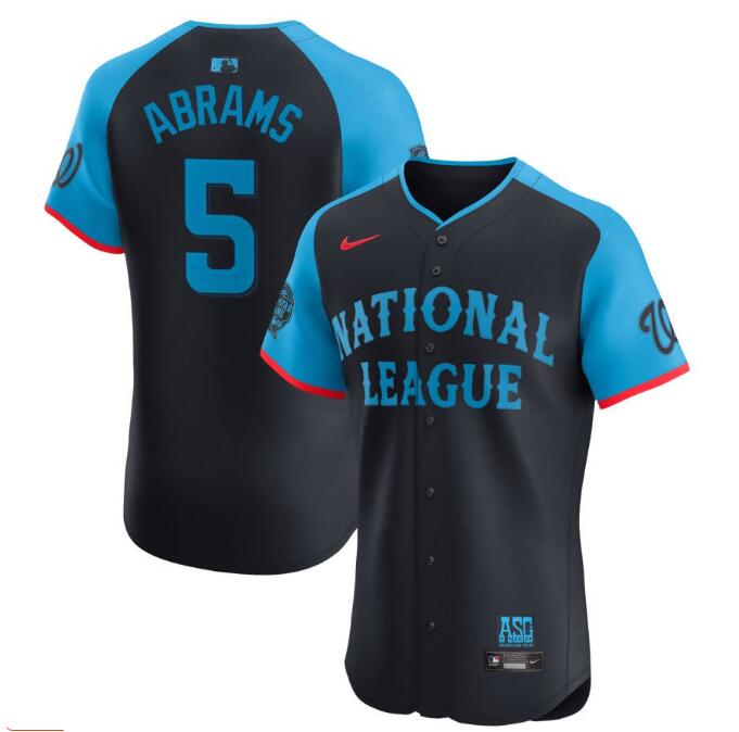 National League Nike 2024 MLB All Star Game Abrams,CJ 5 Jersey Navy