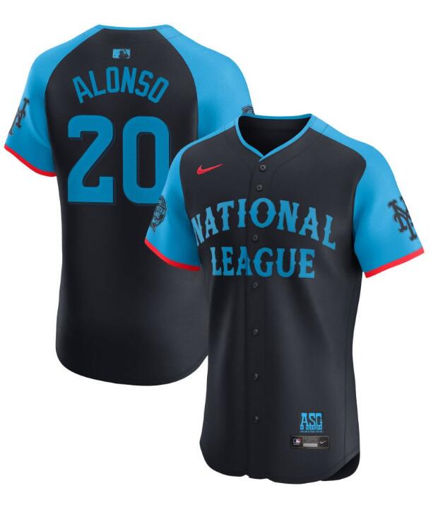 National League Nike 2024 MLB All Star Game Alonso,Pete 20 Jersey Navy