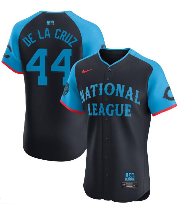 National League Nike 2024 MLB All Star Game De La Cruz,Elly 44 Jersey Navy