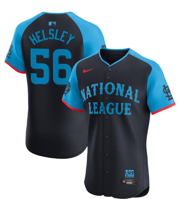 National League Nike 2024 MLB All Star Game Helsley,Ryan 56 Jersey Navy