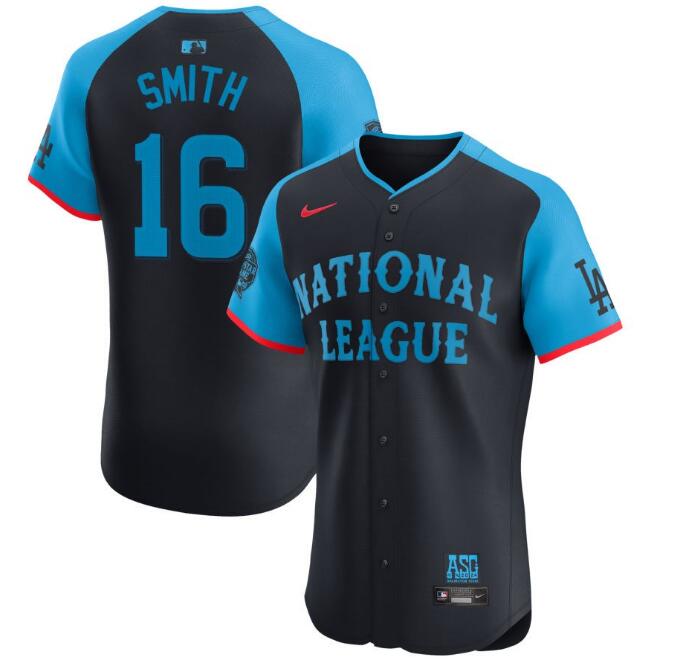 National League Nike 2024 MLB All Star Game Smith,Will 16 Jersey Navy