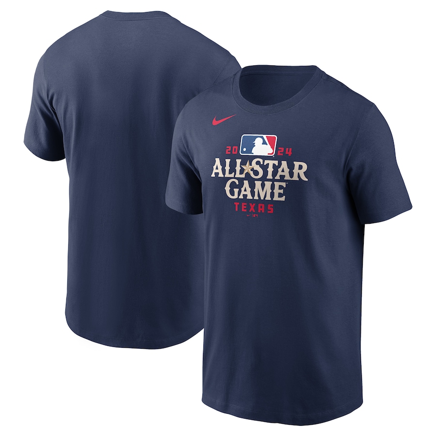 Nike 2024 MLB All-Star Game Wordmark T-Shirt - Navy