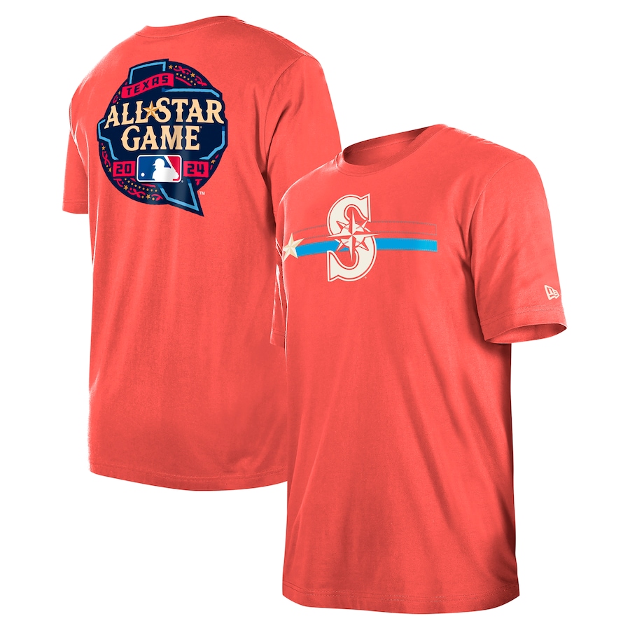 Seattle Mariners New Era 2024 MLB All-Star Game Hat Hookup T-Shirt - Red