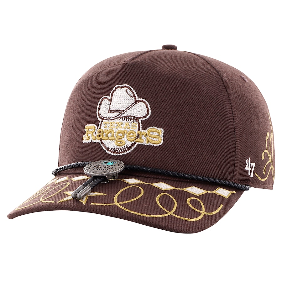 Texas Rangers '47 2024 MLB All-Star Game Amarillo Bolo Hitch Snapback Hat - Brown