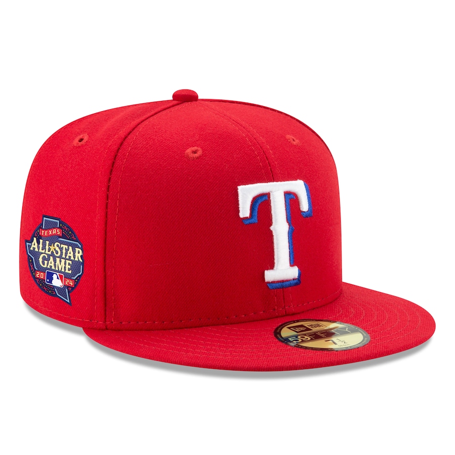 Texas Rangers New Era 2024 MLB All-Star Game 59FIFTY Fitted Hat - Cream